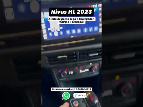 Nivus: Ponto Cego Ativado + Carregador por Indução e Manopla LED