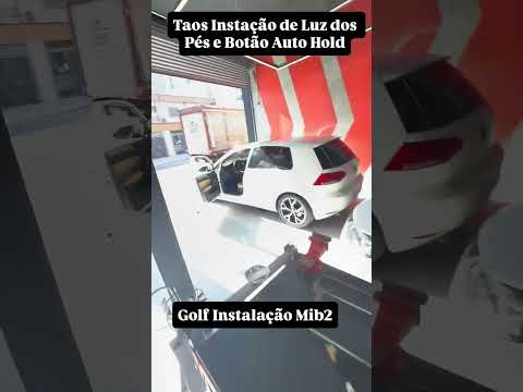 Taos: Auto Hold + Luz de Pé | Golf recebe MIB2 e moldura USB — Instalação técnica